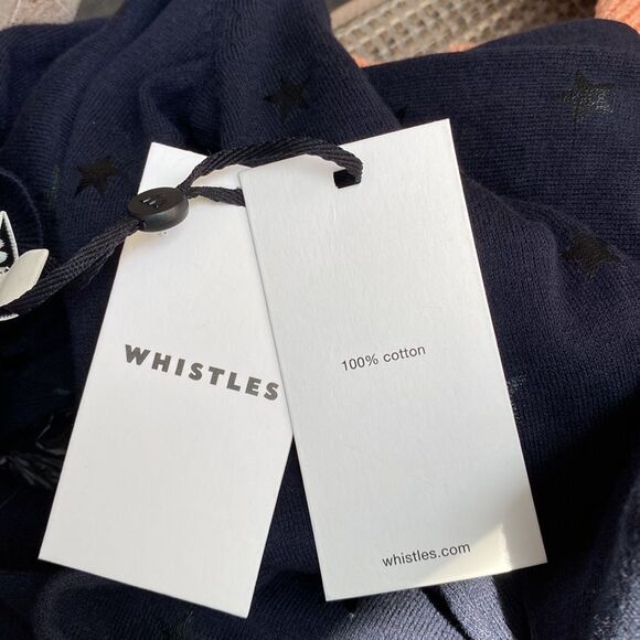 WHISTLES Star printed crew neck sweater - Picture 5 of 5